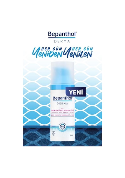 Bepanthol Derma Nemlendirici Besleyici Günlük Yüz Bakım Kremi 50 ml
