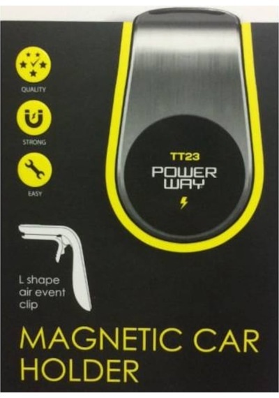 Powerway Tt23 Mıknatıslı Araç Içi Telefon Tutucu Mandallı L-Type