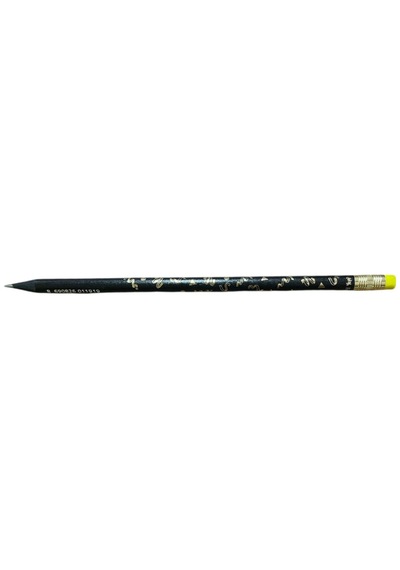 Faber Castell Party Desenli Silgili Kurşun Kalem-sarı Çok Renkli