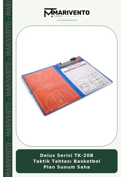 Delux Serisi Tk-20b Taktik Tahtası Basketbol Plan Sunum Saha