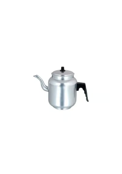 Kızılelmada 3 Litre Alüminyum Kahveci Semaver - Tek Demlikli Pratik Kullanım Gri