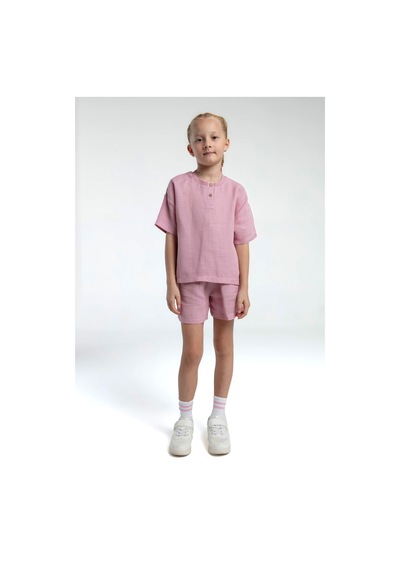 Rolypoly Kız Çocuk Pembe Şort Takım Rp3627-c-v2 Pembe