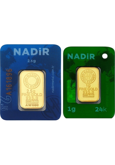 Tuğrul Kuyumculuk 3.5 Gram Külçe Altın 24 Ayar (2.5+1)