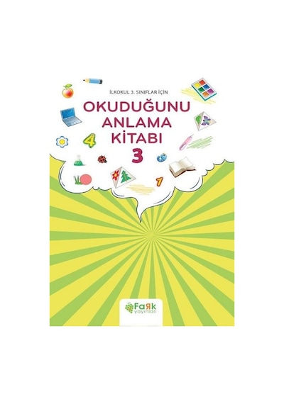 Okuduğunu Anlama Kitabı 3-İlkokul 3.Sınıflar İçin - Veysel Yıldız - Fark Yayınları