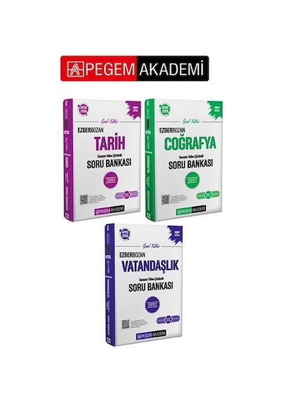2026 Kpss Vatandaşlık-tarih-coğrafya Ezberbozan Soru Bankası Seti