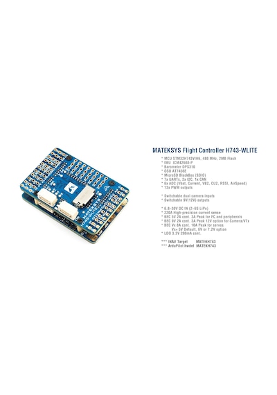 MATEK H743-WLITE Uçuş Kontrol Kartı Otopilot