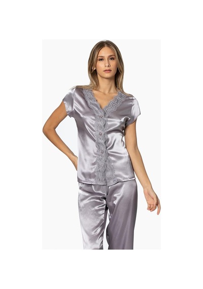 Pierre Cardin 6010 Kadın Saten Dantelli 6'lı Takım-royal ROYAL