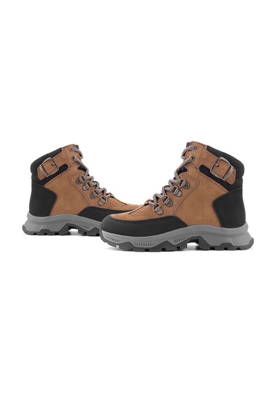 Rakerplus Hakiki Deri Kahverengi Siyah Bağcıklı Fermuarlı Trekking Çocuk Bot Kahverengi Rakerplus Hakiki Deri Kahverengi Siyah Bağcıklı Fermuarlı Trekking Çocuk Bot Kahverengi