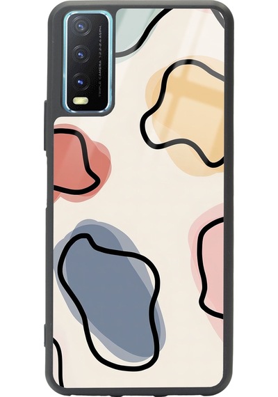 Vivo Y20 Nude Milky Tasarımlı Glossy Telefon Kılıfı Çok Renkli