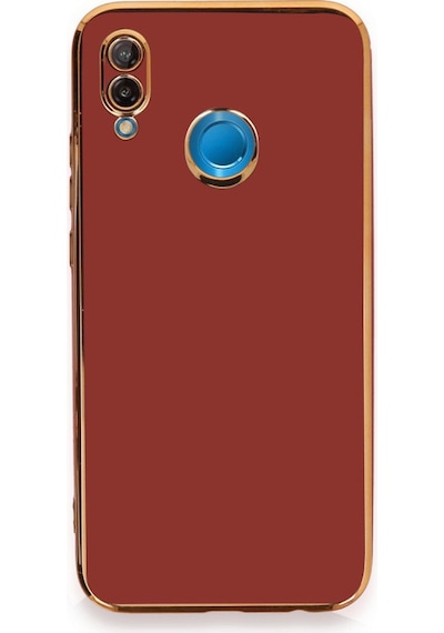 Huawei P20 Lite Uyumlu Kılıf Volet Silikon - Kırmızı
