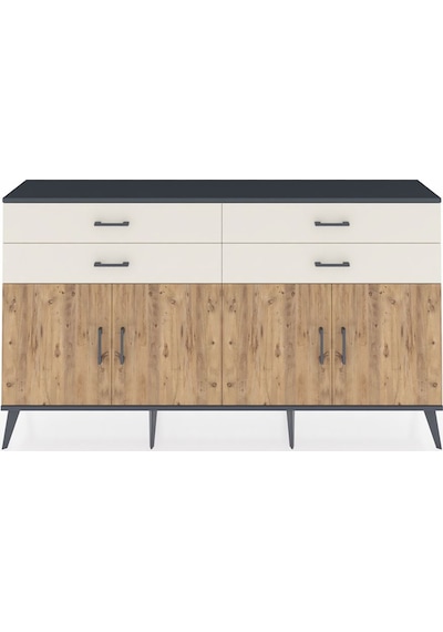 Arges Konsol 2 Raflı 4 Çekmeceli 8 Kapaklı 176x30x99 Antrasit-çam Antrasit-çam/aytaşı Arges Konsol 2 Raflı 4 Çekmeceli 8 Kapaklı 176x30x99 Antrasit-çam Antrasit-çam/aytaşı