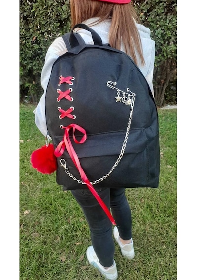 Shopiolog Çanta Unisex Kore Model Sırt Çantası