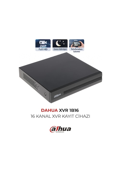 Xvr1b16 16 Kanal Dvr 1080p H.265+ Kamera Kayıt Cihazı