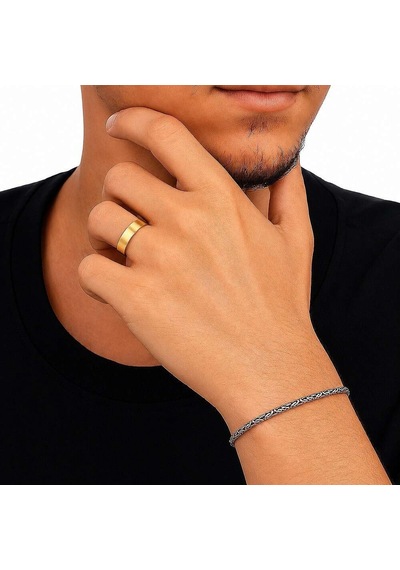 Tesbihane 925 Ayar Gümüş 3 Mm Erkek Kral Bileklik