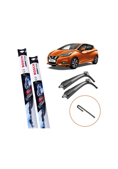 Nissan Micra Muz Silecek Takımı Ön Bosch Aerotwin 2017-2019