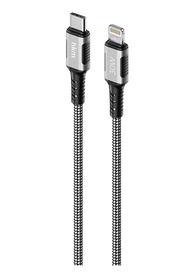 Dynamıc 30w Hızlı Şarj, Mıknatıslı, Type-c To Lightning Şarj Ve Data Aktarım Kablosu, 1 Metre, Siyah