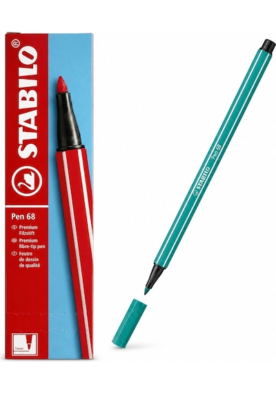 Pen 68 Turkuaz Mavisi 68/51 10 Lu Paket