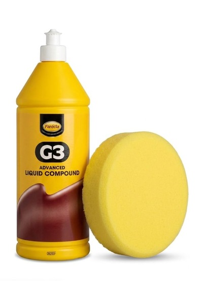G3 Çizik Giderici Pasta 1 Lt + Gmh601 Aplikatörlü Pasta Süngeri 150mm Set