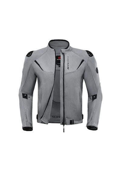 Scoyco Jk194 Motosiklet Montu Yazlık Fileli Dayanıklı Makro Kumaş Motorcu Mont Silver