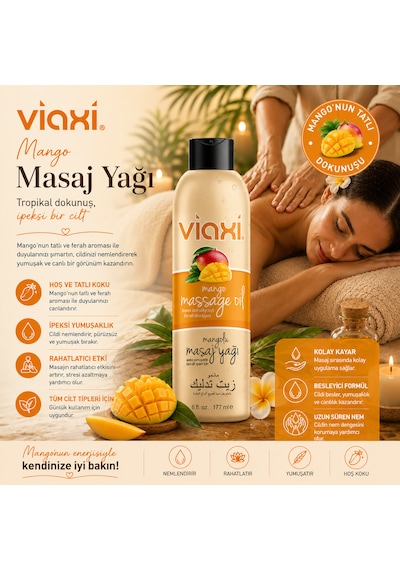 Viaxi Mangolu Masaj Yağı 177 Ml.