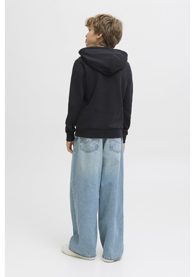 Jack & Jones Junior Erkek Yuvarlak Örgü Siyah C-n10
