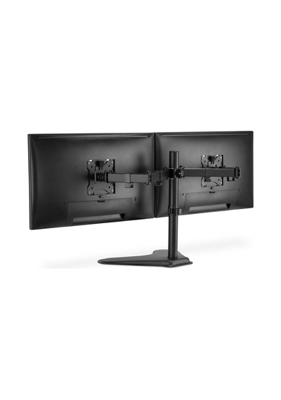 Dıgıtus Monitör Tutucu - Ayak - 2 Monitör - 32 İnçe Kadar - 2x 8 Kg'a Kadar - Vesa 75x75, 100x100 - Siyah
