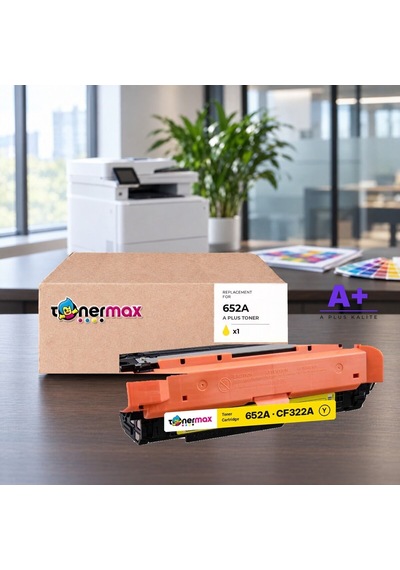 Hp 652a Cf322a Sarı Uyumlu Toner A Plus / Color Laserjet Enterprise M651 / Flow Mfp M680