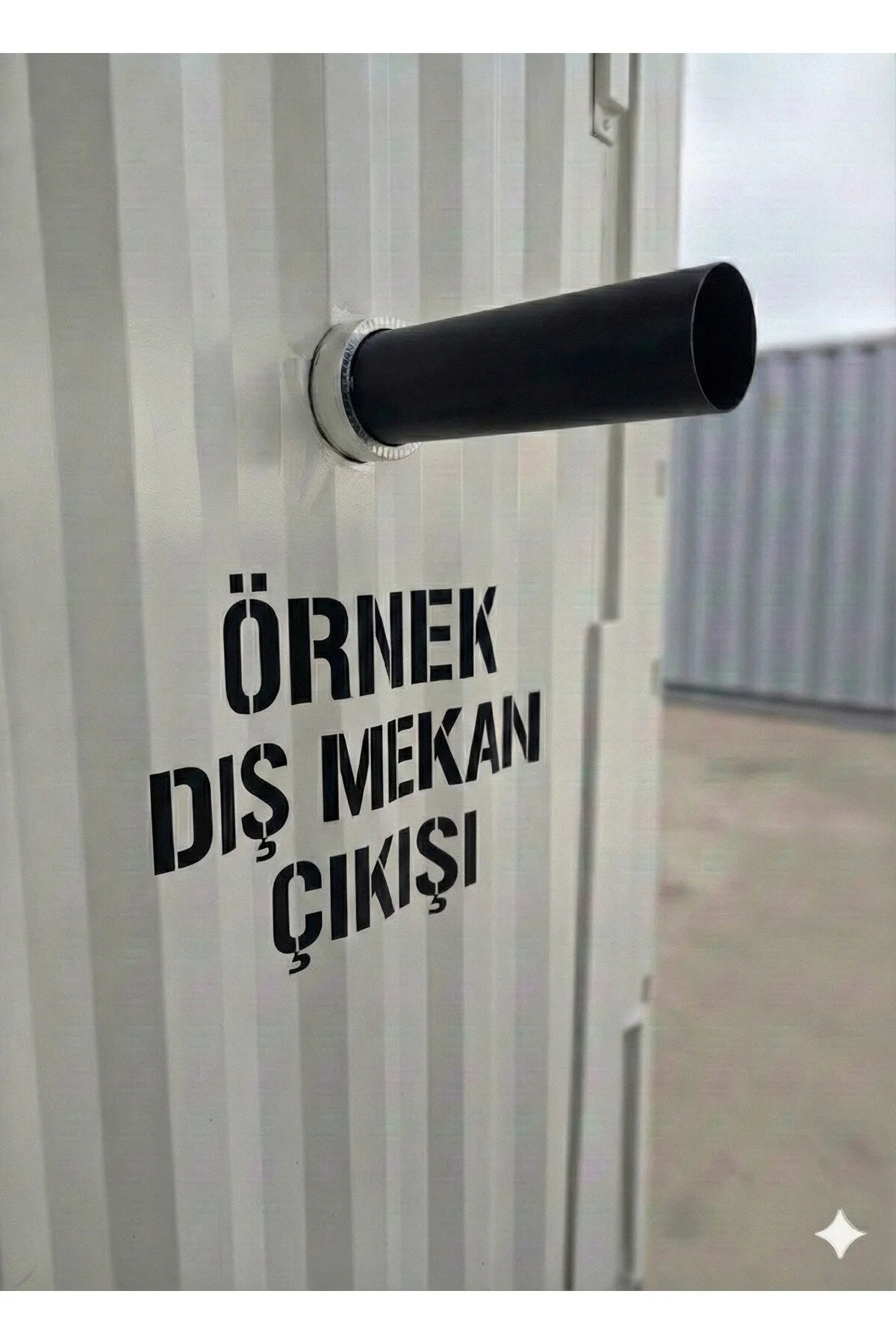 Sı Yalıtımlı Soba Boruları Için Karavan Konteyner Baca Çıkışı İç Çap:13,5 Dış Çap:17 Yükseklik:11