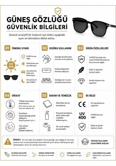 Lorraıne Siyah Turuncu Unısex Güneş Gözlüğü Altın