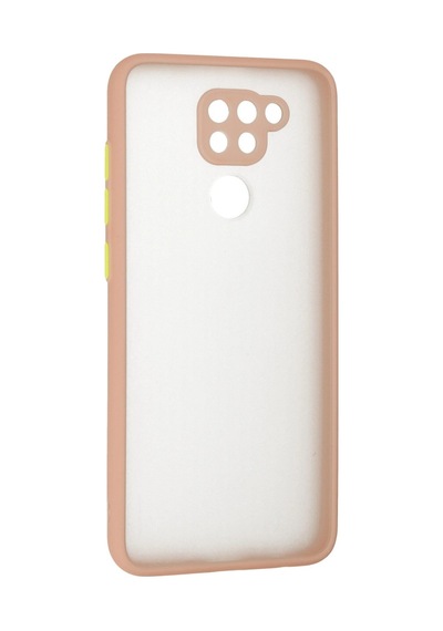 Xiaomi Redmi Note 9 Kılıf Montreal Silikon Kapak - Pembe -