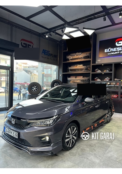 Kit Garaj Honda City 2022 Yan Marşpiyel Seti Boyasız