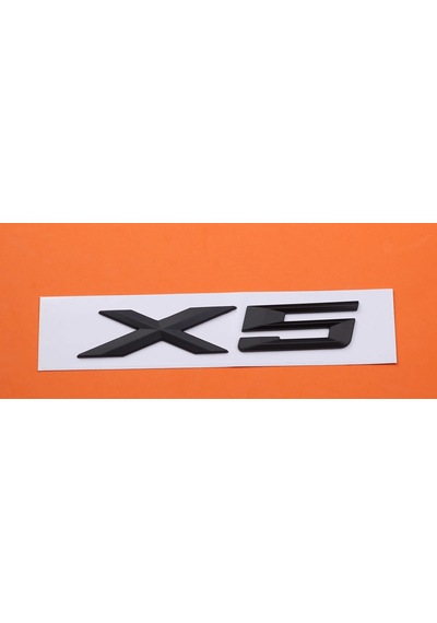 Bmw X5 Siyah Bagaj Yazı Logo 175Mm