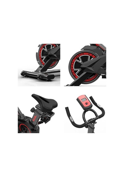 Slim Kondisyon Bisikleti Spinning Bike Egzersiz Aleti Siyah
