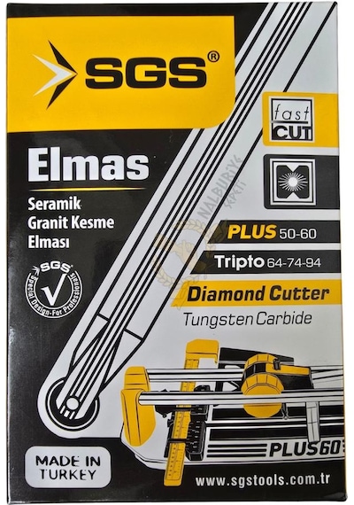 Sgs Seramik Ve Granit Kesme Elması - 10 Mm. - 1 Adet