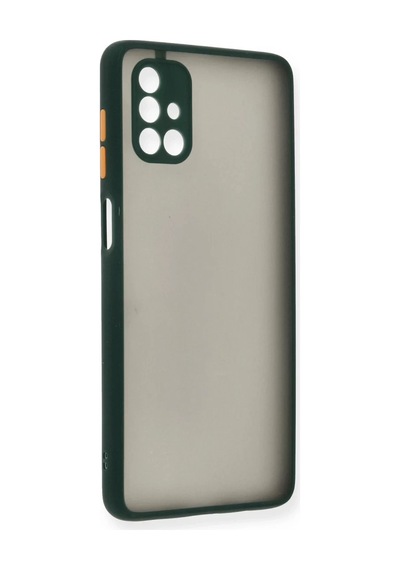 Galaxy M51 Kılıf Montreal Silikon Kapak - Yeşil