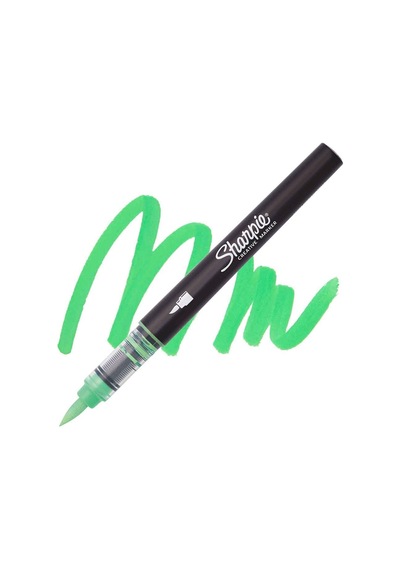 Sharpie Akrilik Markör Fırça Uç Zümrüt Yeşili 2218124 Diğer