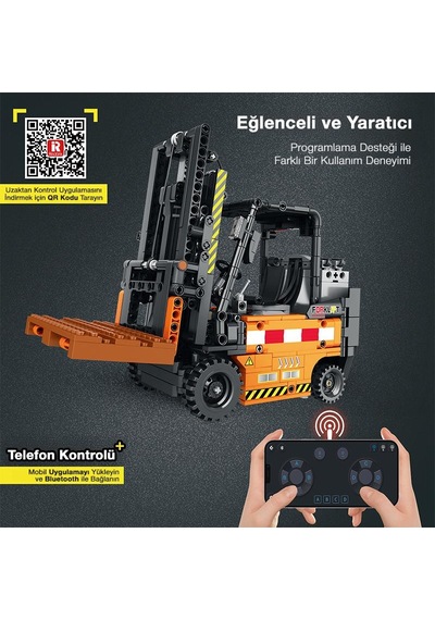 Reobrix Rc Forklift 22002 Brick Yapım Seti