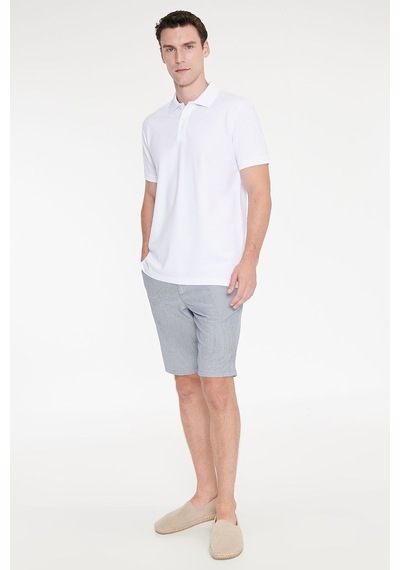 Ac&co Erkek Lacı Slim Fit Dar Kesim Yan Cepli Gofre Desenli Esnek Şort