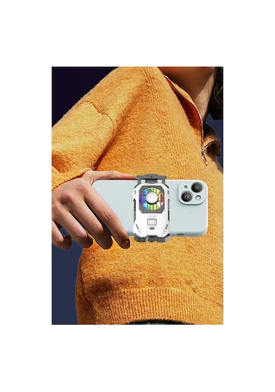 Earldom F15 Rgb Radyatör Telefon Soğutucu Fan - Beyaz