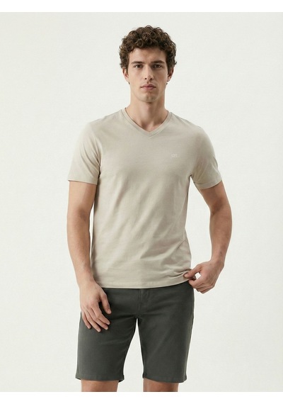 LOFT Regular Fit Erkek Tshirt K.kol Lf2042276 Q1.v1 Taş