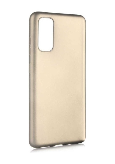 Galaxy S20 Kılıf Zore Premier Silikon Kapak Gold