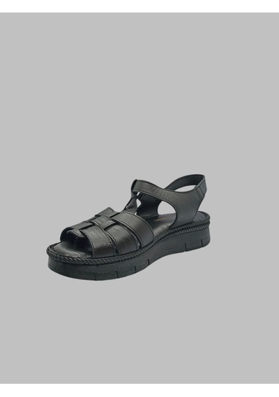 Pierre Cardin Pc-5142 Kadın Deri Sandalet Siyah