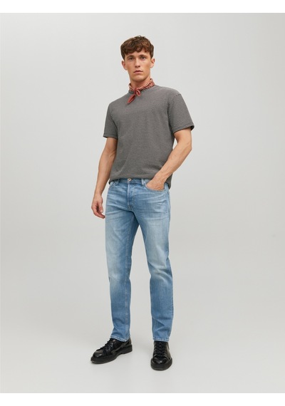 Jack & Jones Mike Original 011 Comfort Fit Jean - 12209630 Blue Denim