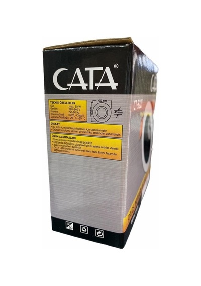 Cata Pars Boş Kasa Beyaz Spot Ct-5221(522085501)