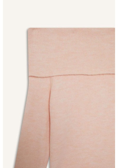 Defacto Regular Fit Omuzu Açık Kazak F3029ax25wnpn41 Pembe