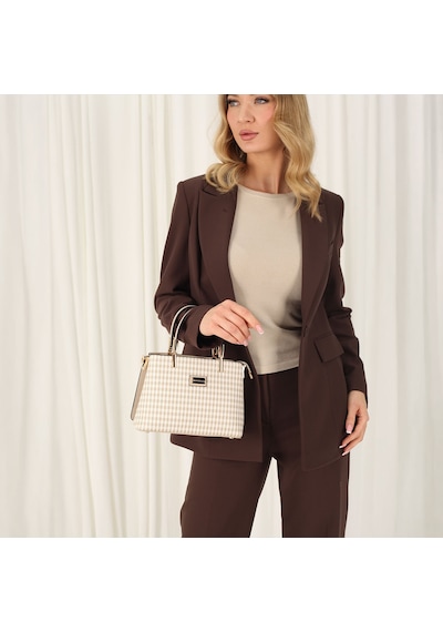 Kadın Silver & Polo Sp987-m191 Sılver Polo El Çantası Kum Beji-kum