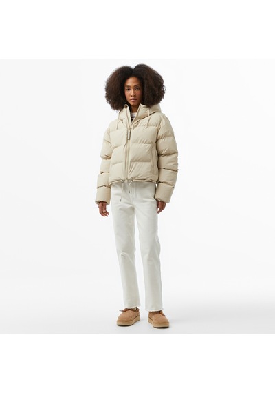 Rains Alta Short Puffer Kadın Krem Montdüz15150