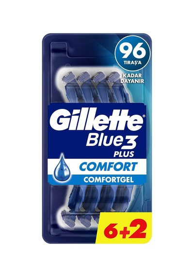 Blue3 Comfort Kullan At Erkek Tıraş Bıçağı 8 Adet