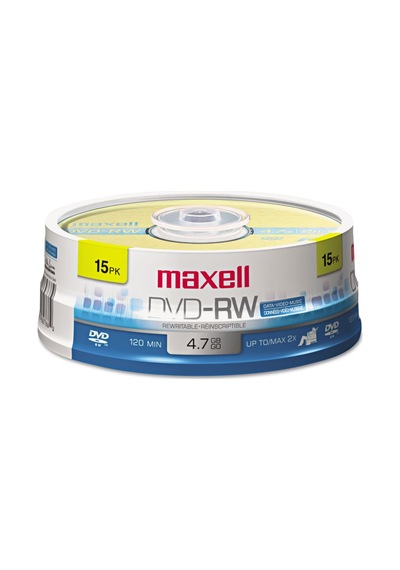 Dvd-rw Disc, 4.7 Gb, 2 X, Spindle, Altın, 15/paket, Sold As 1 Paket Yeniden Yazılabilir.
