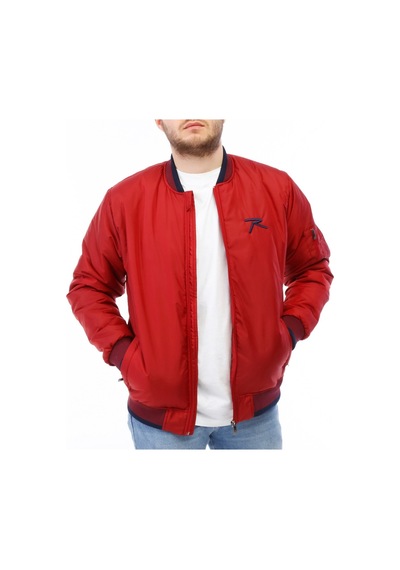 Raru BOMBUS - Erkek Bordo Regular Spor Ceket - RMBM101-00E Kırmızı